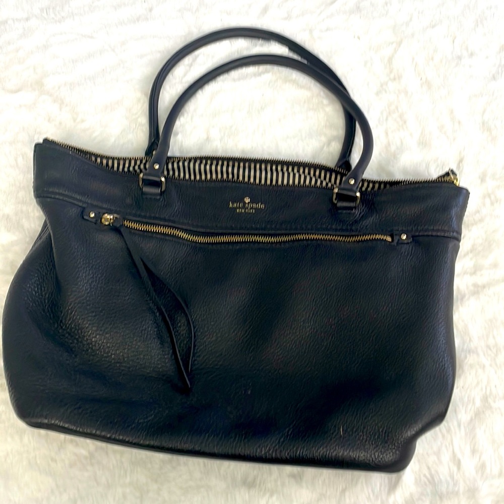 Kate Spade zip to close tote bag